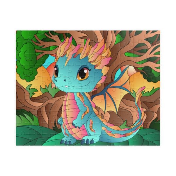 Magical Dragon Puzzle - Dragon with the Tree