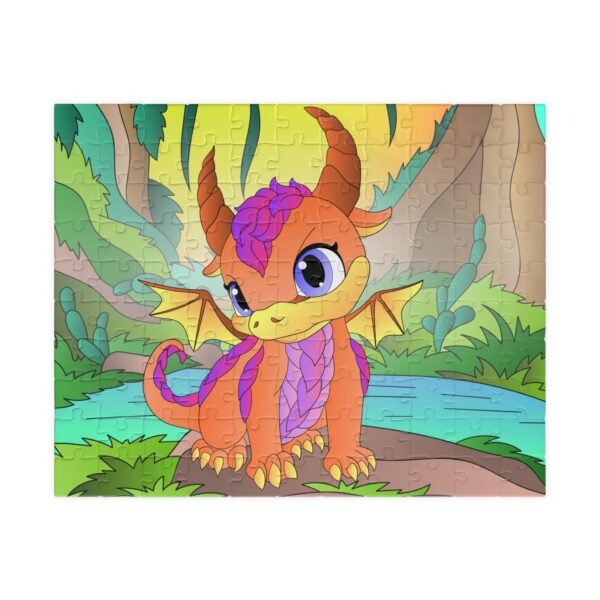 Magical Dragon Puzzle - Dragon in the Forest Rock