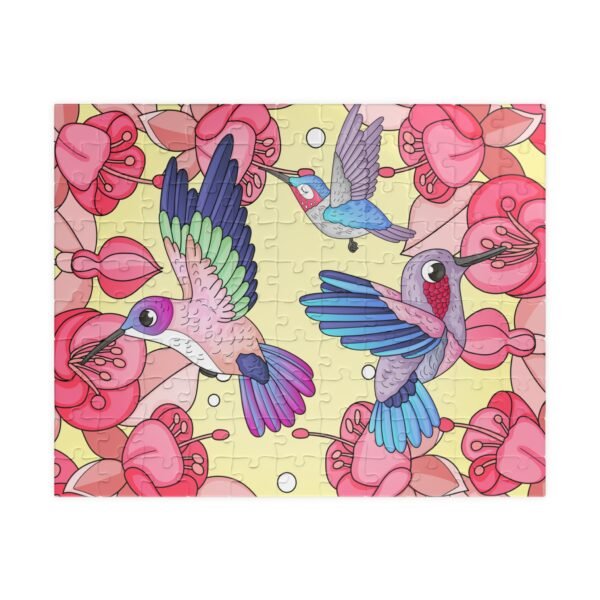 Hummingbirds with Pink Flowers