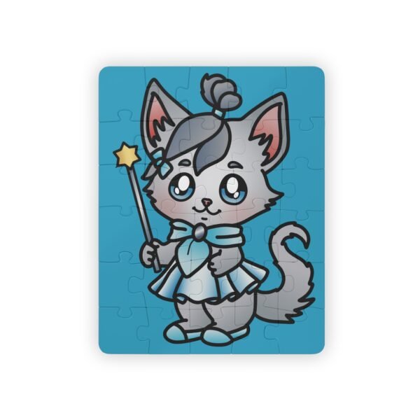 Kids' Puzzle, 30-Piece - Cute Kitten with Magic Wand