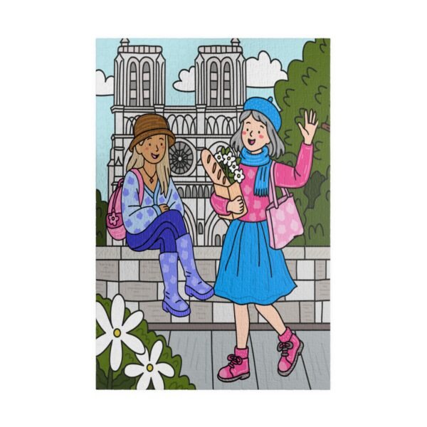 Ladies at Notre-Dame de Paris